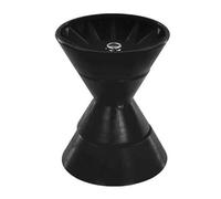 MURYE Accesorios para barco, montaje de rodillo de remolque para soporte de goma con tope de eje de 1/2 pulgadas