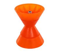 MURYE Accesorios para barco, montaje de rodillo de remolque para soporte de goma con tope de eje de 1/2 pulgadas