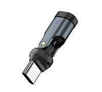 MURYE Adaptador USB C de rotación flexible PD240W 5A Carga rápida 480Mbps Velocidad de transferencia Slimly Construcción de aleación de aluminio USB C Adaptador de carga rápida giratorio