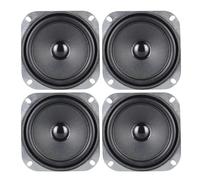 MURYE Altavoz de rango completo de 4 pulgadas con potencia de 5 W y borde de goma para salida de altos volúmenes y sonido claro al aire libre