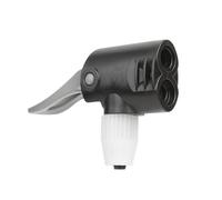 MURYE Bombas de aire de doble cabeza, válvulas adaptadoras, boquilla de bicicleta, adaptador de manguera de ajuste rápido, piezas de inflador de bicicletas de carretera, boquilla de pista de inflado