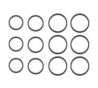 MURYE Juego de 50 correas de transmisión de goma para grabadora de cinta, reproductores de vídeo, resistentes y estables, tamaño mixto, 30-40 mm de ancho, 1,2 mm, kit de mantenimiento de equipos