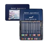 MURYE Juego de lápices de colores en estuche de metal, lápiz de colores profesional preafilado para adultos, niños, artistas, bocetos, lápices de madera para colorear
