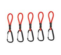 MURYE Paquete de 5 cuerdas elásticas multicolor con gancho, cuerda elástica, accesorio de camping, cuerda de látex duradera