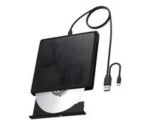 MURYE Reproductor de disco externo con acción de bajo ruido y amplio para ordenadores, unidad USB C