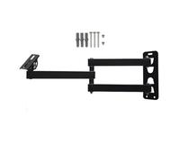 MURYE Soporte de montaje articulado para cámaras de seguridad, proyectores, base de 180°, giratoria, 90°, posicionamiento vertical, brazo articulado flexible