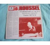MUS 19004 Roussel Symphonies 3/4 Lamoureuz Munch LP