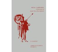 Musa Lapidaria: A Selection of Latin Verse Inscriptions: 36 (Society for Classical Studies American Classical Studies)