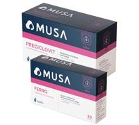 Musa Preciclovit Síndrome Premenstrual 60 Cápsulas + Ferro Anemia 30 Cápsulas