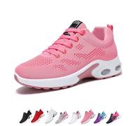 Musabela Orthopedic Shoes for Women, Rayootd Comfortable Orthotic Classic Shoes, Arch Support, Slip-On Air Cushion Running Sneakers for Gym Workout Sports(Pink,Numeric_39)