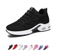 Musabela Orthopedic Shoes for Women, Rayootd Comfortable Orthotic Classic Shoes, Arch Support, Slip-On Air Cushion Running Sneakers for Gym Workout Sports(Black,Numeric_39)