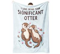 musaecoin Regalos para ella o él: manta de aniversario de boda, regalos románticos con texto en inglés "I Love You", Navidad, día de San Valentín, regalos de cumpleaños para novio, novia, regalos de