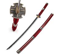 Musashi Katana Japonés de Madera Una Pieza Zoro Sandai Kitetsu réplica Cosplay Espada de samurai Anime Sable de Madera