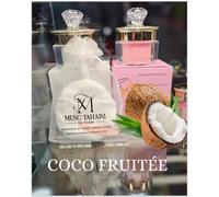 Musc Tahara Intime de Coco para Mujeres y Hombres - Fragancia exquisita en un elegante envase de plástico con tapa dorada