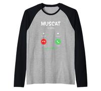 Muscat está Llamando y Debo IR a Omán de Viaje Camiseta Manga Raglan