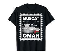 Muscat Omán Sello Postal Recuerdo de Viaje Camiseta