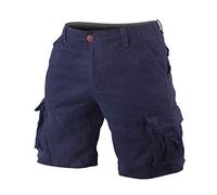 Muscle Alive Hombres Cargo Shorts Vintage Deportes Cámping Excursionismo Camuflaje Pantalones Cortos Algodón 170 Azul Oscuro 36