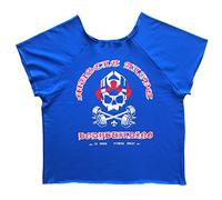 Muscle Alive Hombres Culturismo Entrenamiento Superior de Trapo de algodón Terry MA Azul L