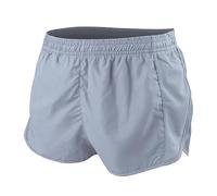 Muscle Alive Hombres Deportes Running 1" Élite División Corriendo Pantalones Cortos con Lado Malla Panel Rápido Seco Shorts Gris M