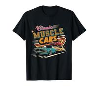 Muscle Car clásico, Coche Americano Vintage de los 80, anticuado Camiseta