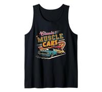 Muscle Car clásico, Coche Americano Vintage de los 80, anticuado Camiseta sin Mangas