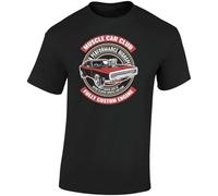 Muscle Car Club Gift Speed Shop Retro Car Gift T Shirt Black 3XL