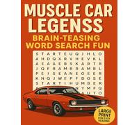 Muscle Car Legends: Brain Teasing Word Search Fun: Cruise Through 1600+ Classic Auto Terms with High-Octane Puzzles