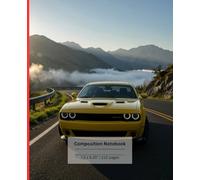Muscle Car Notebook: Dodge Challenger Demon SRT - Street Racing Car Journal | 7.5 x 9.25 | 110 Lined Pages | Cool Car Notebook for Boys, Teens & Car Lovers