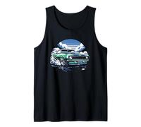 Muscle Car Retro Vintage Classic 60s 70s Car Lover Hombres Niños Camiseta sin Mangas