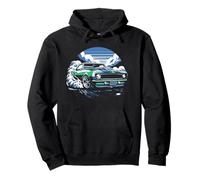 Muscle Car Retro Vintage Classic 60s 70s Car Lover Hombres Niños Sudadera con Capucha