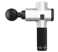 Muscle Massager, Pistola De Masaje Muscular Personal De Mano, Dispositivo De Masaje Portatil，Pequeño Equipo De Ejercicios, 6 Cabezales De Masaje-Plata 2 Horas De Duración De La Batería