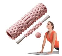 Muscle Roller for Legs | Medium Density Calf Massage Roller Bar - Yoga Muscle Foam Roller Stick for Arms Hip Legs, Home Pilates Training Roller Stick for Body