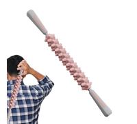 Muscle Roller Stick - Barra de masaje con mango texturizado, diseño con | presión, estructura portátil compacta, acción de rodadura para gimnasio, viajes, trabajo diario