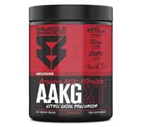 Muscle Shadow AAKG XT 350 g - L-Arginina AKG en Polvo 4970 mg + AstraGin® | Óxido Nítrico y Pump Muscular | Pre Entreno Gym, Fitness, Crossfit