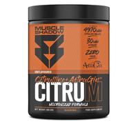 Muscle Shadow Citru-M 300 g - L-Citrulina Malato en Polvo 4970 mg | + AstraGin® | Pre Entreno Pump Muscular | Suplemento Deportivo Gym Fitness Crossfit Running Ciclismo
