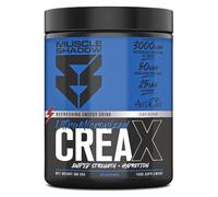 Muscle Shadow CREA X Creatina Micronizada 360 g Refreshing Energy Drink | Creatina + Hidratación | 200 Mesh · AstraGin® · Sal del Himalaya | Sin Azúcar