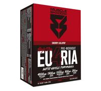 Muscle Shadow EU4RIA Gel Pre Entreno Piruleta Cereza 12x60g 250mg Cafeína | 4000mg Beta-Alanina, 1500mg Betaína, 1000mg Arginina Nitrato, 500mg Tirosina. Formato gel cómodo y práctico. Fuerza, running