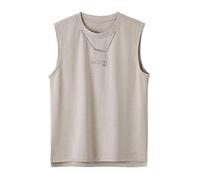 Muscle Shirt Herren Sommer Top Slim Fit Tank Tops für Herren mit Kettendetail bequem Stretch-SSommer-Ffreizeithemden Ärmellos für den Alltag Basic