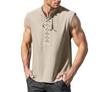 Muscle Shirt Herren Tanktop Herren Ärmloses Herren-Tanktop für die Freizeit Perfekt für frühling Sommer und Herbst Ideal für Bühnenauftritte und bequeme Passform Basic