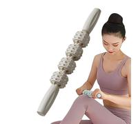Muscle Stick,Rodillos para piernas para músculos | Rodillo de masaje para músculos - de masaje con mango antideslizante, herramienta de masaje de piernas para atletas y calambres calmantes