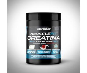 MuscleFit CREAPURE® Creatina Monohidrato en polvo - Sabor Piruleta 300g