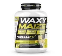 Musclefit Waxy Maize 2kg - Almidón de Maíz Ceroso - Carbohidrato Energético de Bajo Índice Glucémico - Sabor Limonada