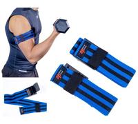 MuscleForge Bandas BFR, Bandas de Entrenamiento de oclusión para el Entrenamiento de restricción sanguínea en Culturismo y Halterofilia, BFR Bands para la rehabilitación de piernas (20-56 cm)