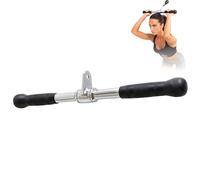 MuscleForge Barra Recta Polea 50 Cm - Agarres Poleas Gym Giratorio Antideslizante Para Bíceps, Tríceps y Espalda - Accesorio Con Rotación 360° Para Máquinas De Cable - Entrena Gimnasio Con Potencia