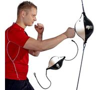 MuscleForge® Bola de Boxeo, Pelota de Velocidad de Boxeo, Speed-Reflex colgada de una Cuerda elástica para el Entrenamiento de los Reflejos y la Velocidad, Pera de Boxeo de Boxeo y MMA