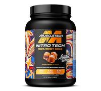 MuscleTech NitroTech 100% Whey Gold, Proteína en Polvo, Desarrollo De Masa Muscular, Proteína en Polvo y Péptidos Islados de Suero, 5.7g BCAA, 28 Porciones, 908g, Caramelo Salado de Mar