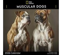 Muscular Dogs Calendar 2026: A Year of Strong and Powerful Muscular Dog Breeds | Kalender Calendario Calendrier
