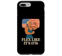 Muscular George Washington Flex Like It's 1776 Fun 4 de Julio Carcasa para iPhone 7 Plus/8 Plus