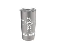 Musculosa Chica de Gimnasio con una Barbell Fitness Culturis Vaso térmico de acero inoxidable de doble pared