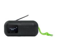 Muse Altavoz Bluetooth Portátil con Radio FM 10W IPX4 y Pantalla LCD,